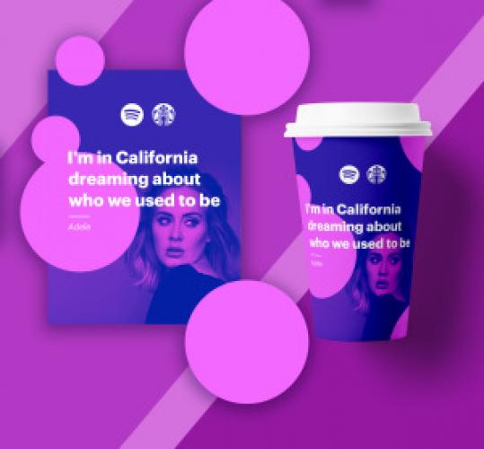 Spotify and Starbucks Collaboration Image
